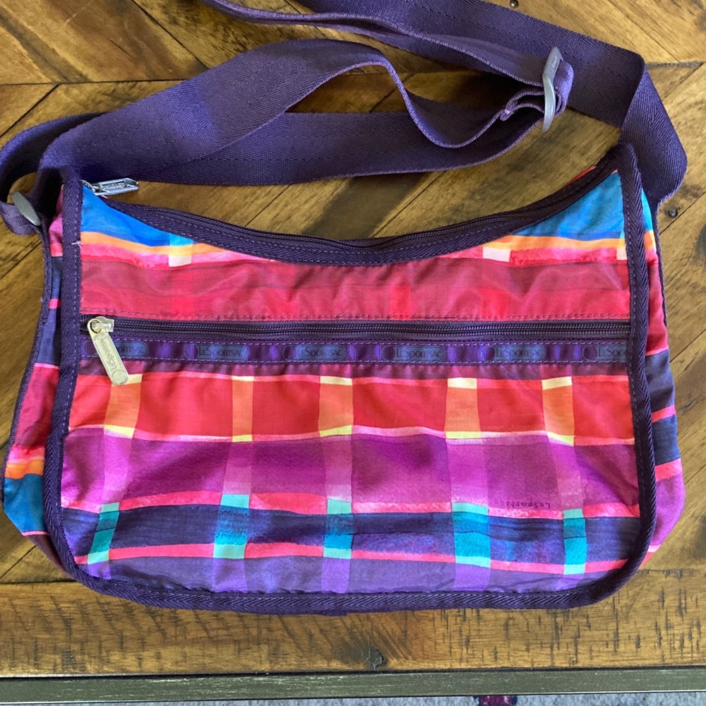Lesportsac Multicolor Plaid Shoulder Bag